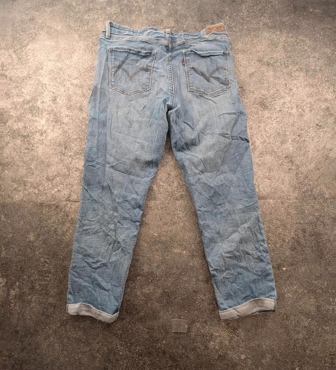 👖 Jean Levi's Mid Rise Skinny original en denim bleu clair délavé M – Levi's – taille M / 38 / 10 3