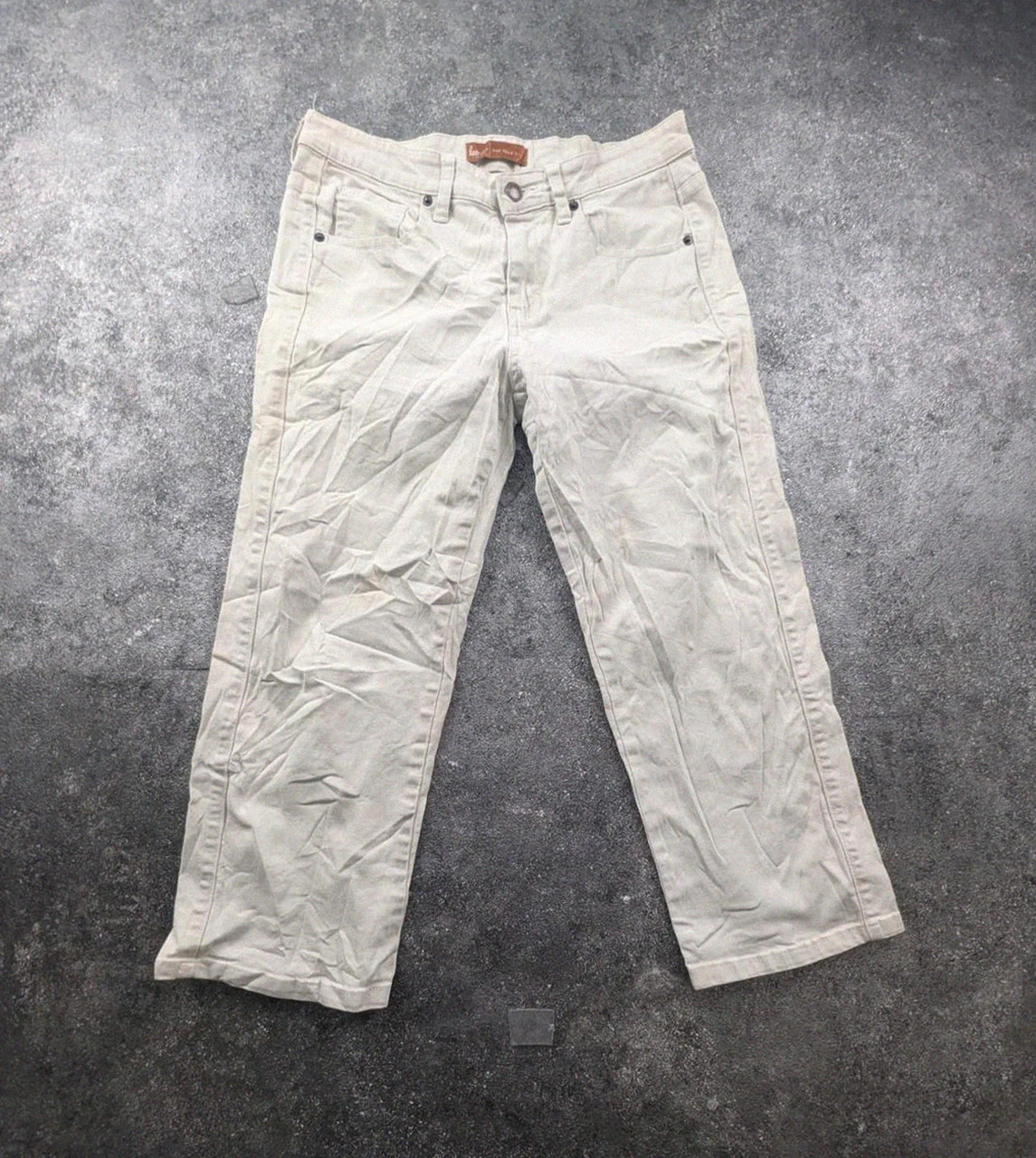 👖 Pantacourt Lee One True Fit original coloris beige clairS – Lee – taille S / 36 / 8 2