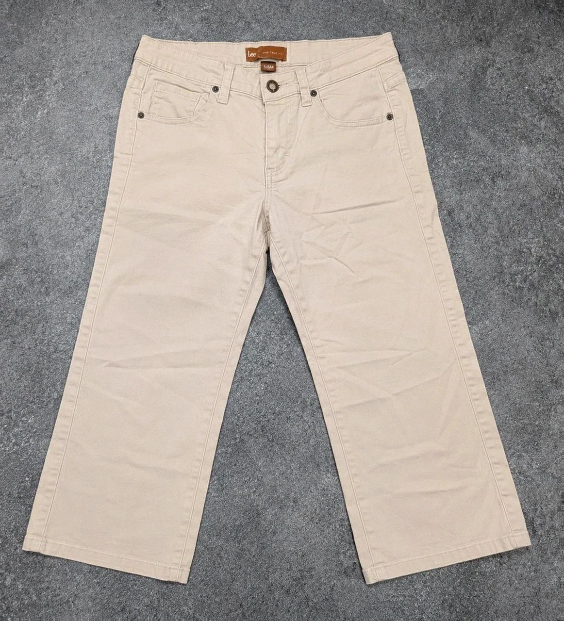 👖 Pantacourt Lee One True Fit original coloris beige clairS
