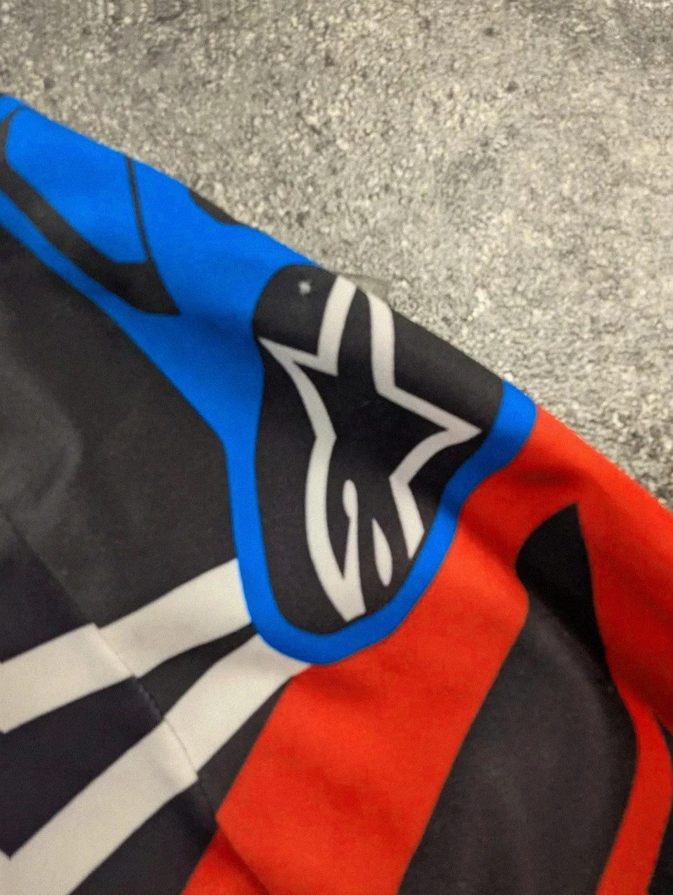 Titre : Maillot motocross Alpinestars Mx noir rouge bleu Xl coupe petit racing enduro – Alpinestars – taille XL 4