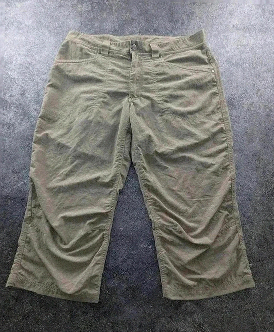 Pantacourt Haglöfs Climatic technique utilitaire outdoor gorpcore kaki nordique trail randonnée 42