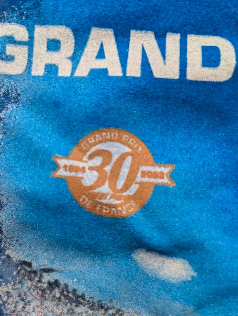 T-shirt Officiel Shark Grand Prix de France Le Mans 2023 MotoGP Moto Racing Bleu Taille L – Vintage Dressing – taille L 5