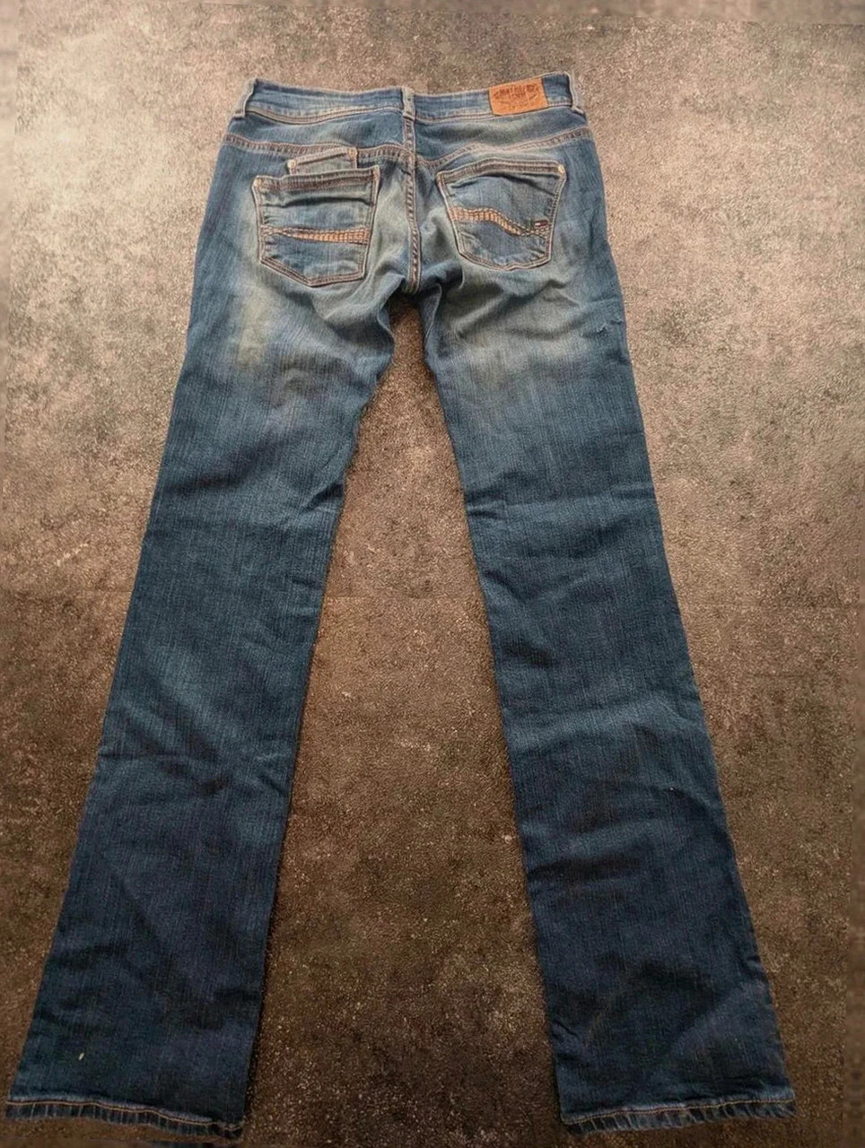 Jean Tommy Hilfiger denim Ruby straight W27 L32 Eu 36 bleu délavé vintage coupe droite stretch – Tommy Hilfiger – taille XS / 34 / 6 2