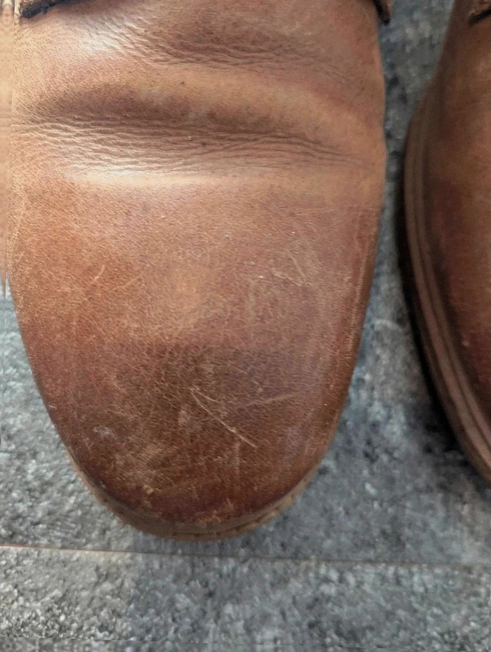 Chaussures Redskins cuir marron vintage boots homme T43 style workwear – Redskins – taille 43 4