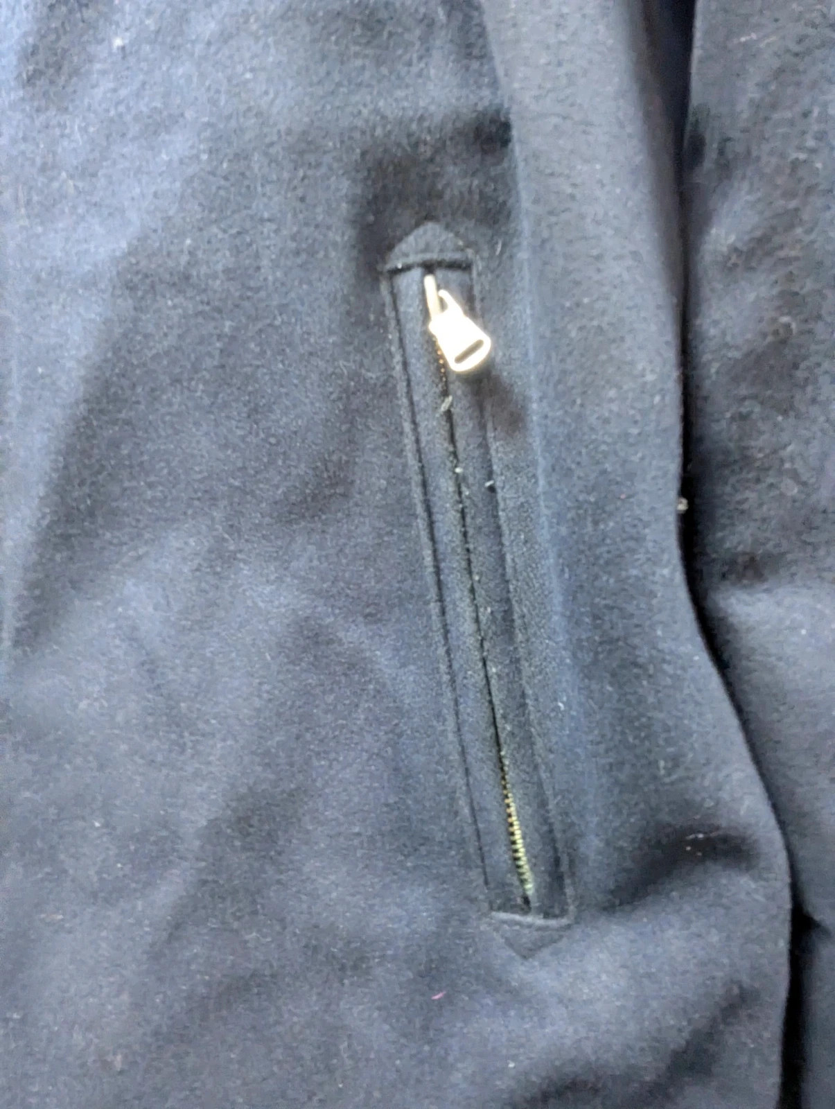 Manteau long vintage Samsøe Samsøe In.Tes.Pra laine – Dark Sapphire – capuche – Samsøe Samsøe – taille M 3