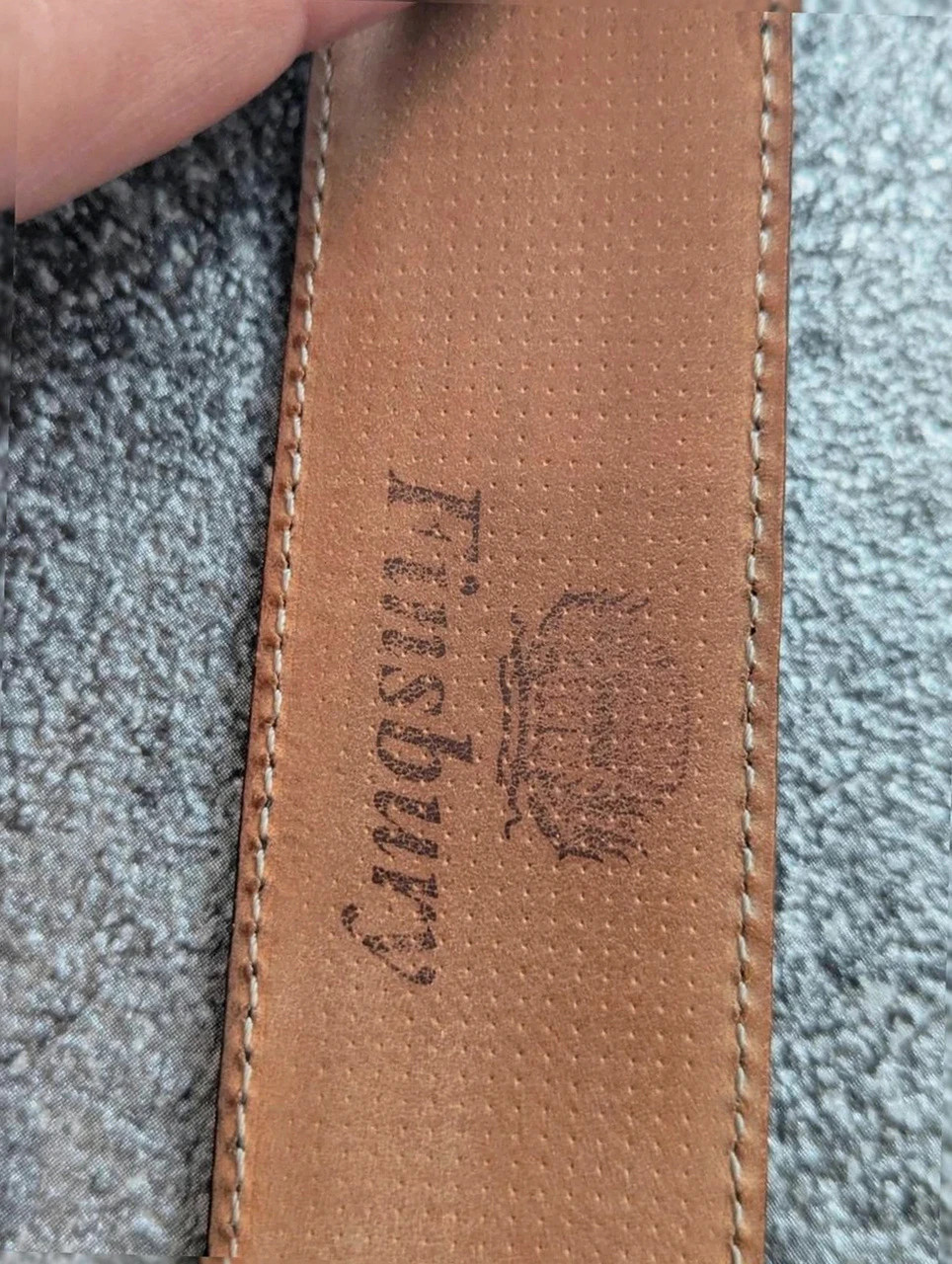 Ceinture cuir Finsbury noire boucle métal – classique élégante – Finsbury – taille 90 cm 2