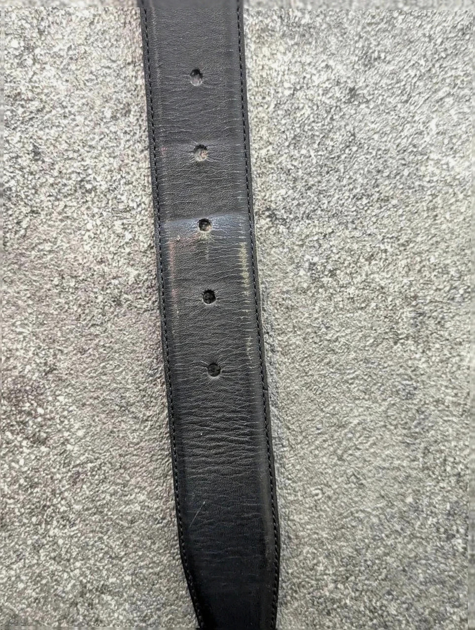 Ceinture cuir Finsbury noire boucle métal – classique élégante – Finsbury – taille 90 cm 5