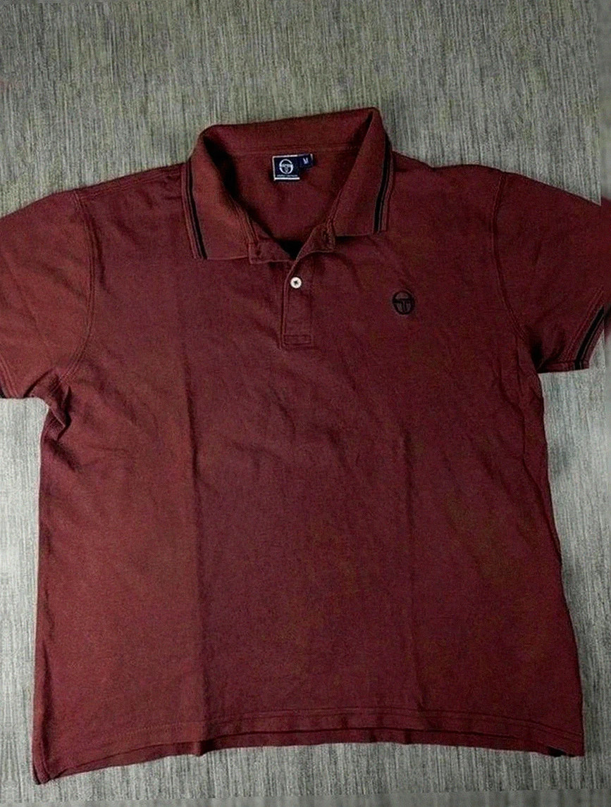 Polo Sergio Tacchini bordeaux – Taille M – Sergio Tacchini – taille M