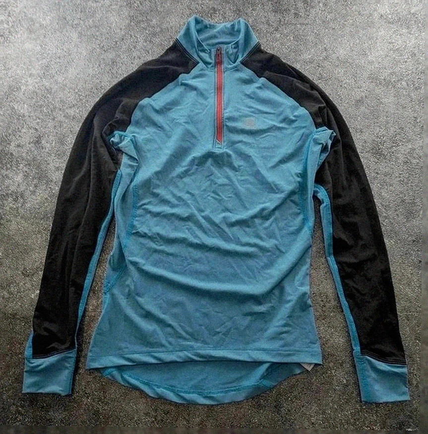 Haut Salomon ActiLite bleu running training technique taille S outdoor gorpcore unisexe