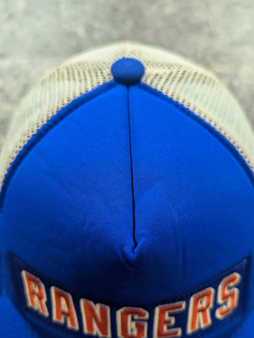 Casquette adidas trucker New York Rangers Nhl bleu mesh brodé logo hockey réglable – adidas – taille Taille unique 3
