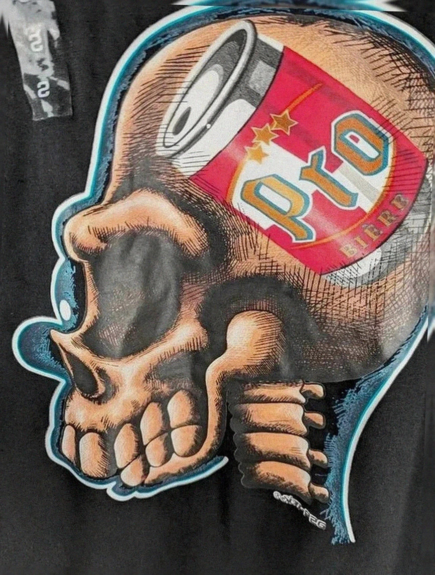 T-shirt B&C rock métal skull bearunderground noir – coton – dispo Xs / S – B&C – taille S 2
