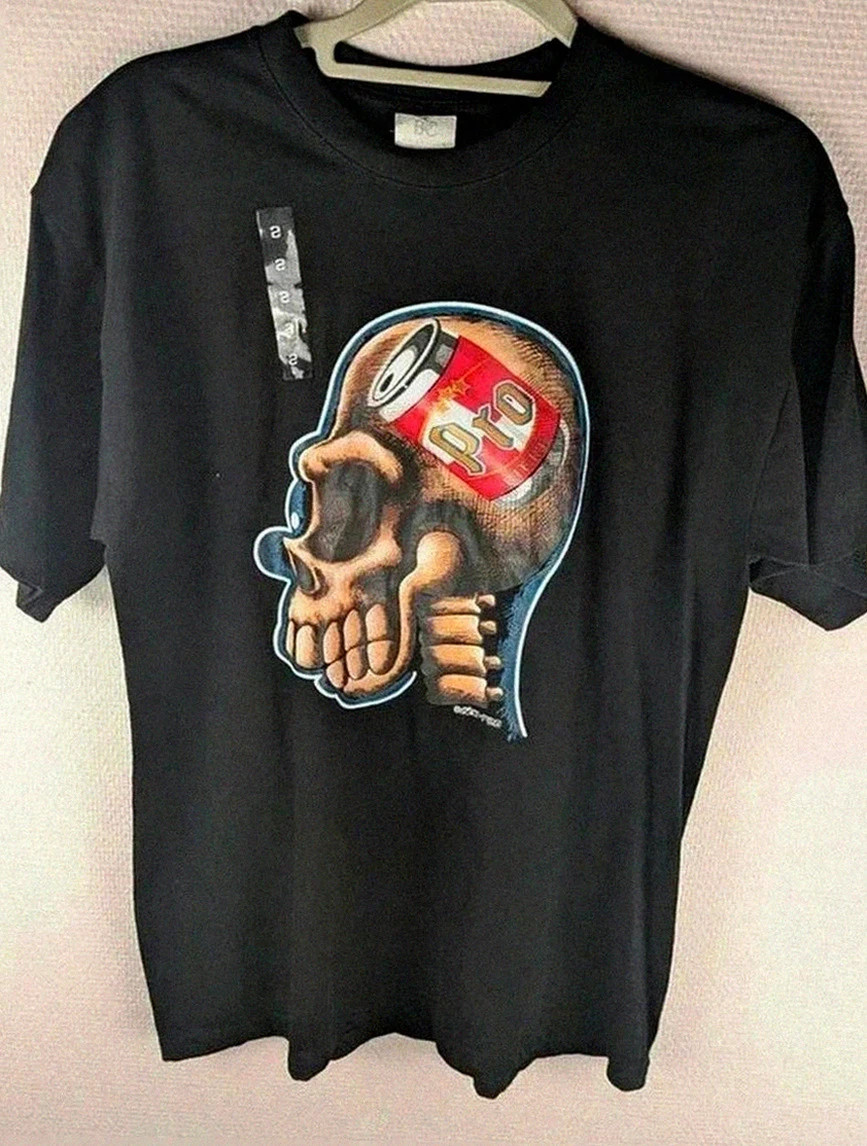 T-shirt B&C rock métal skull bearunderground noir – coton – dispo Xs / S – B&C – taille S