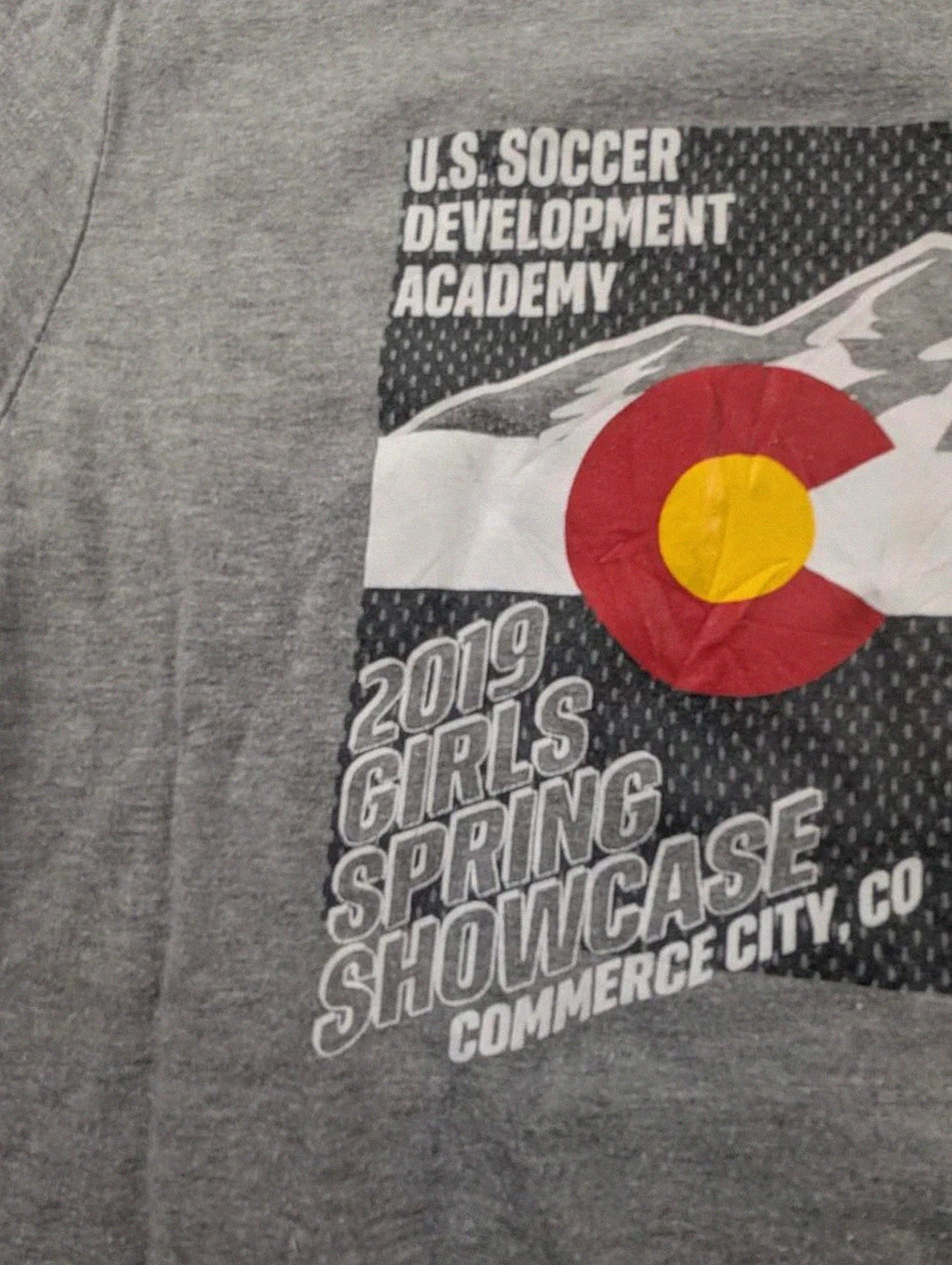 T-shirt Nike U.S Soccer Development Academy Girls Spring Showcase gris S – Nike – taille S / 36 / 8 5