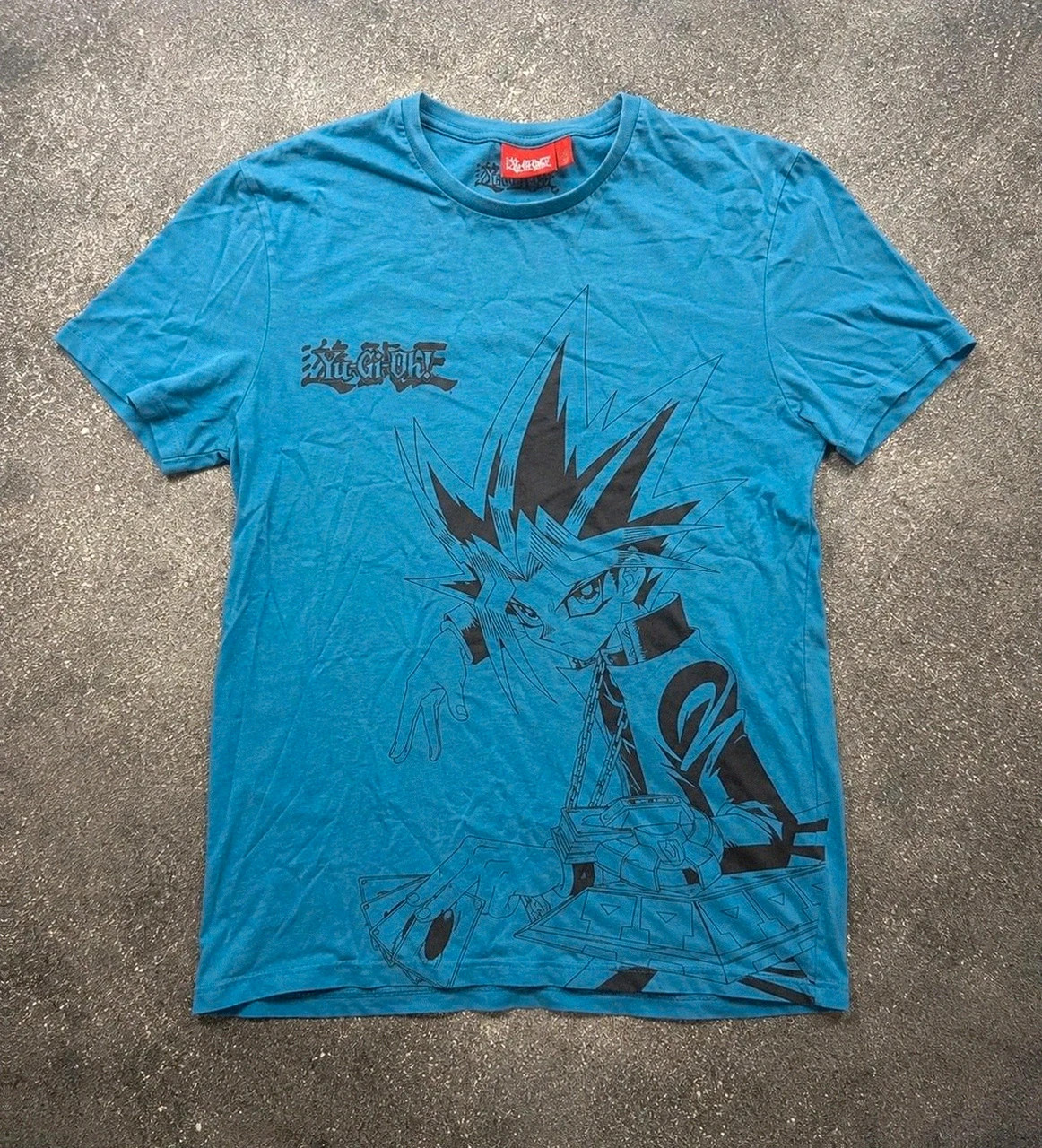 T-shirt Yu-Gi-Oh! Officiel Yugi Muto Bleu Taille S Anime Manga Konami Licensed