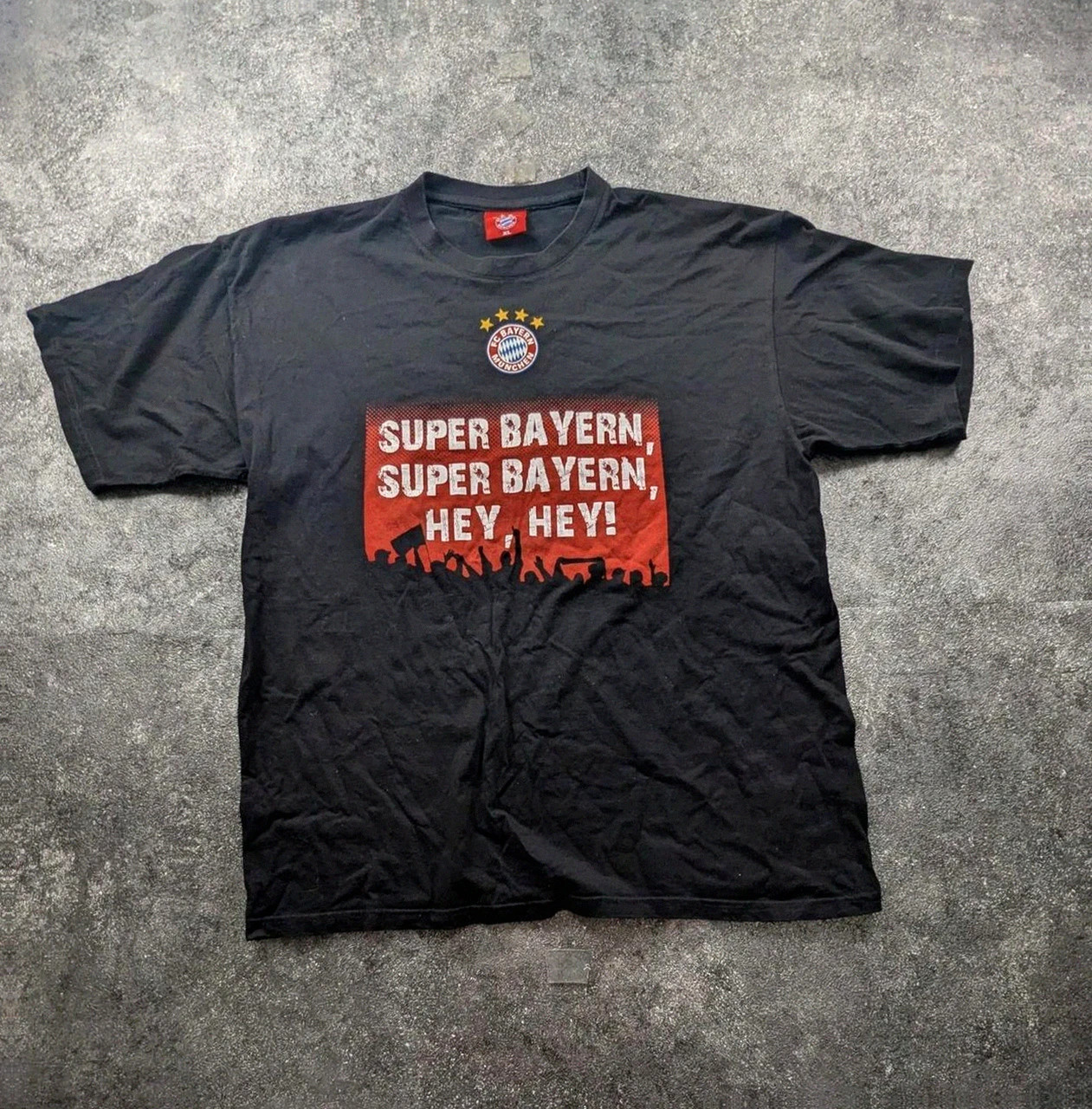 T-shirt Fc Bayern Munich Officiel Xl Noir Supporter Football Bundesliga Ultra 100 % Coton – FC Bayern München – taille XL 2
