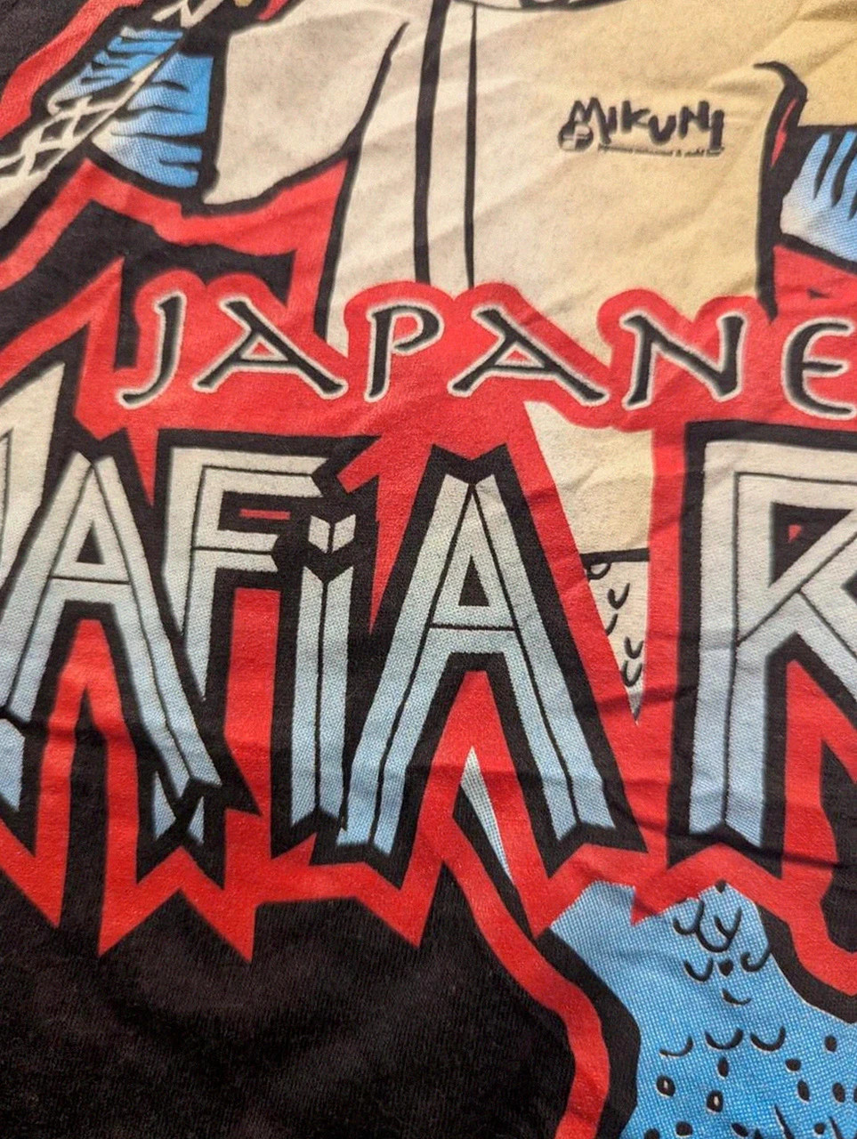 T-shirt Mikuni Japanese Mafia Roll sushi restaurant graphic Usa 2XL – Vintage Dressing – taille XXL 4