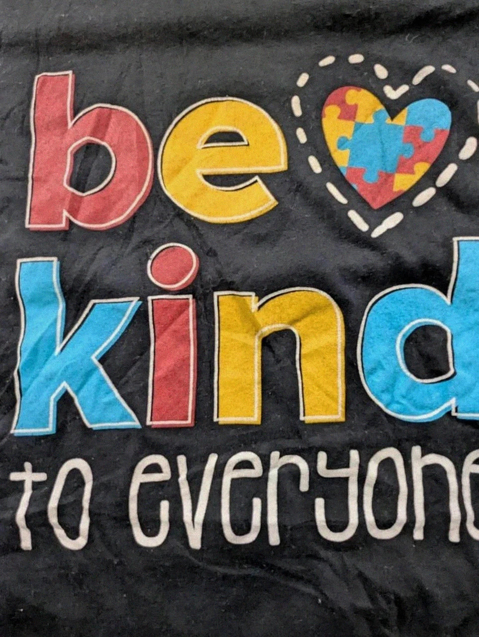 T-shirt noir be kind to everyone NexLevel Apparel oversize 3XL streetwear graphique – Next Level Apparel – taille XXXL 4