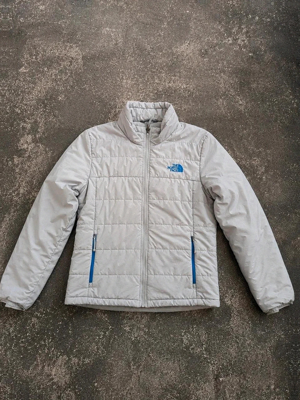 The North Face Doudoune Matelassée Homme S Gris Clair Outdoor Randonnée Streetwear Gorpcore