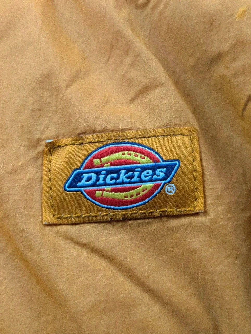 Dickies Doudoune Matelassée Homme Coloris Camel / Ocre Taille S (convient plutôt à un L) – Dickies – taille S 4