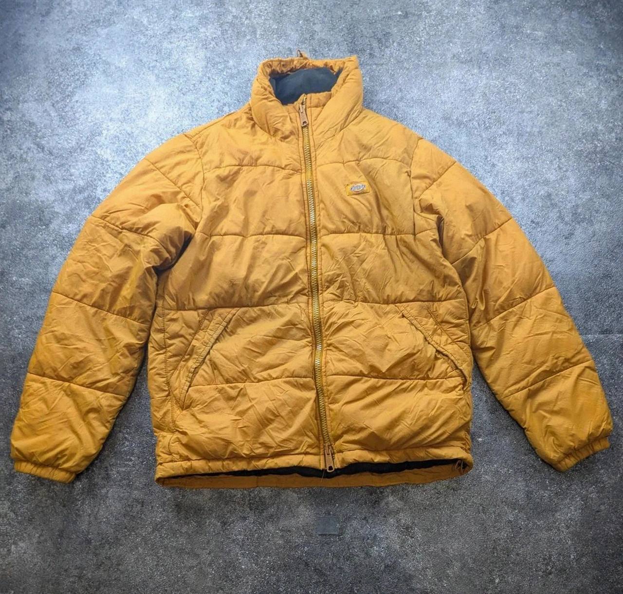 Dickies Doudoune Matelassée Homme Coloris Camel / Ocre Taille S (convient plutôt à un L) – Dickies – taille S 2