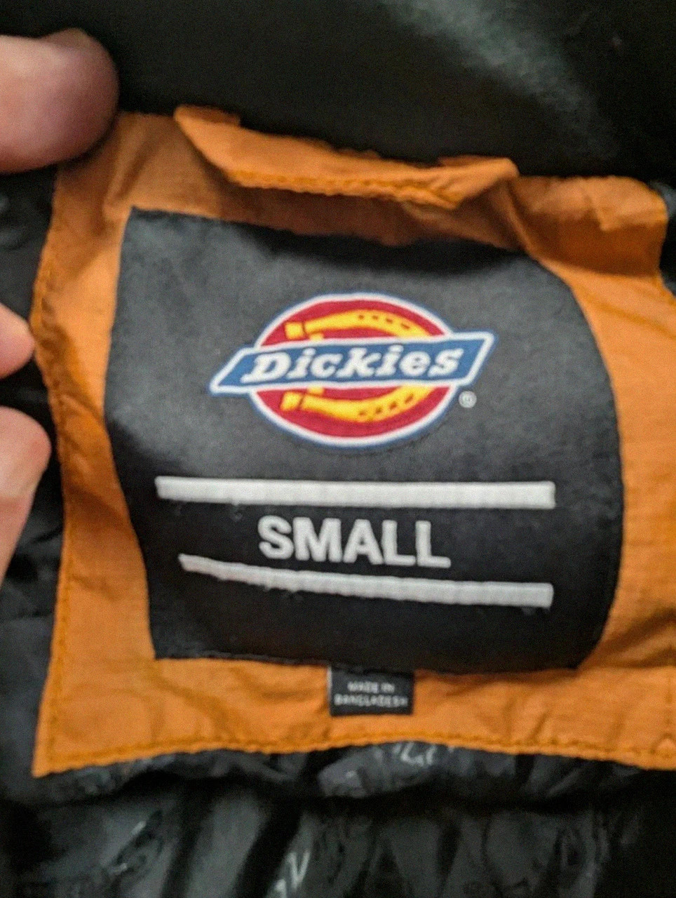 Dickies Doudoune Matelassée Homme Coloris Camel / Ocre Taille S (convient plutôt à un L) – Dickies – taille S 5