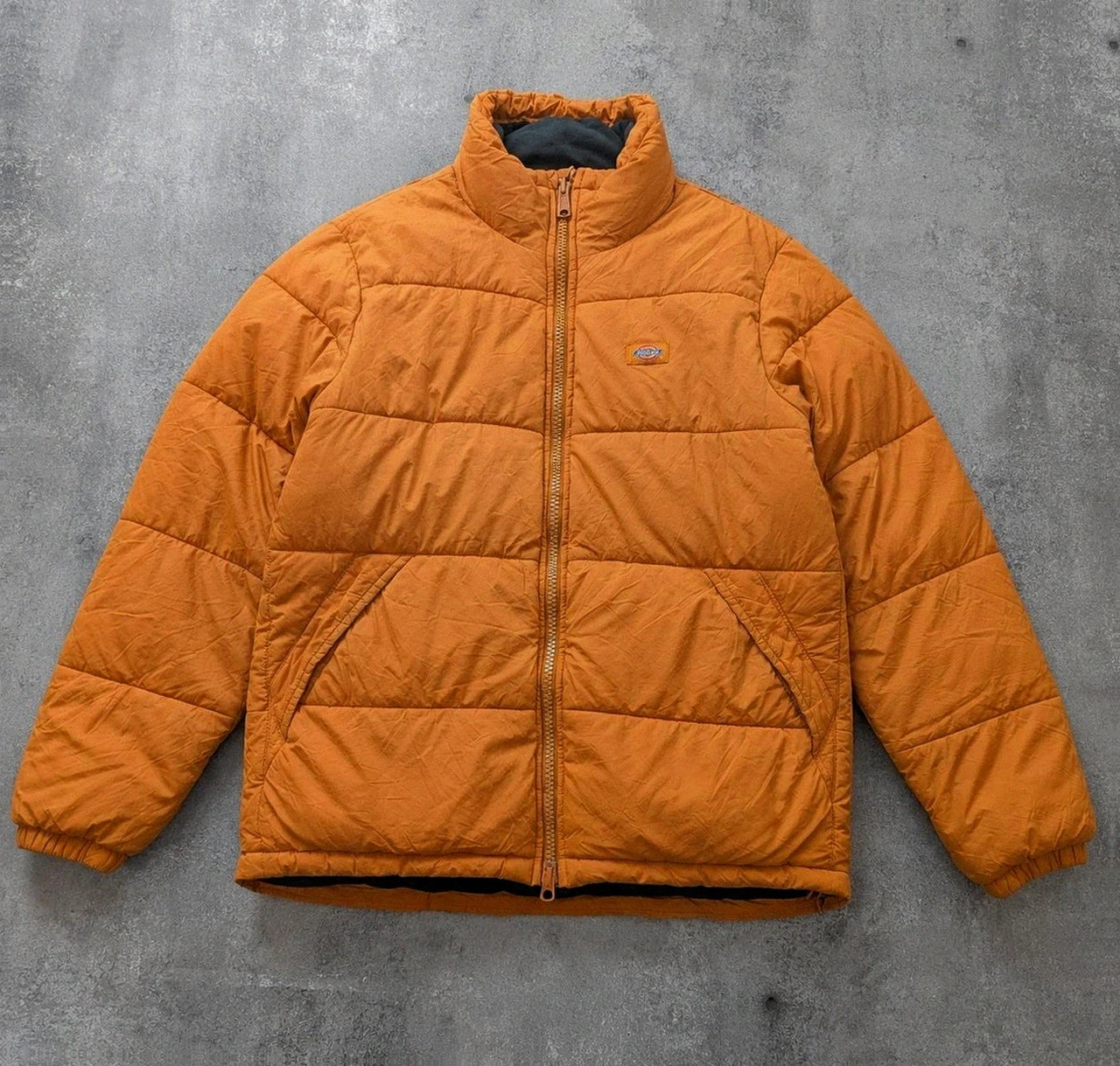 Dickies Doudoune Matelassée Homme Coloris Camel / Ocre Taille S (convient plutôt à un L)