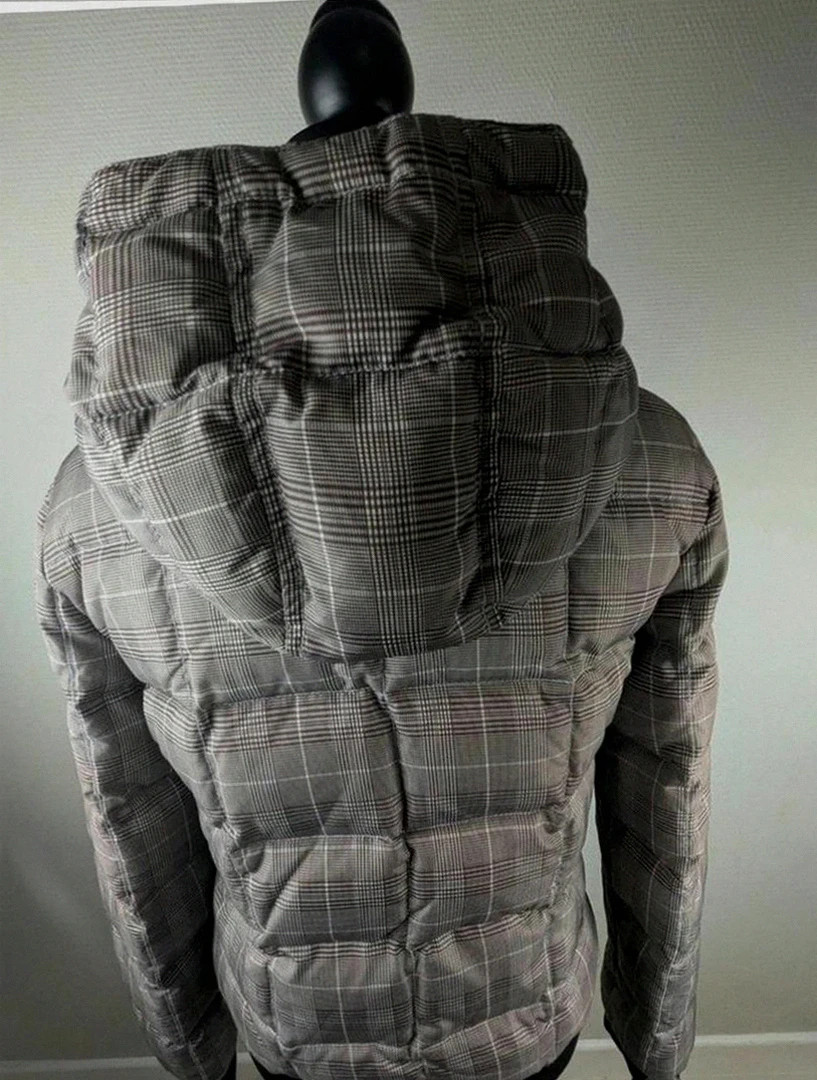 Doudoune hiver femme Freeman T. Porter chaude à carreaux avec capuche – winter jacket taille M – Freemans – taille M / 38 / 10 3