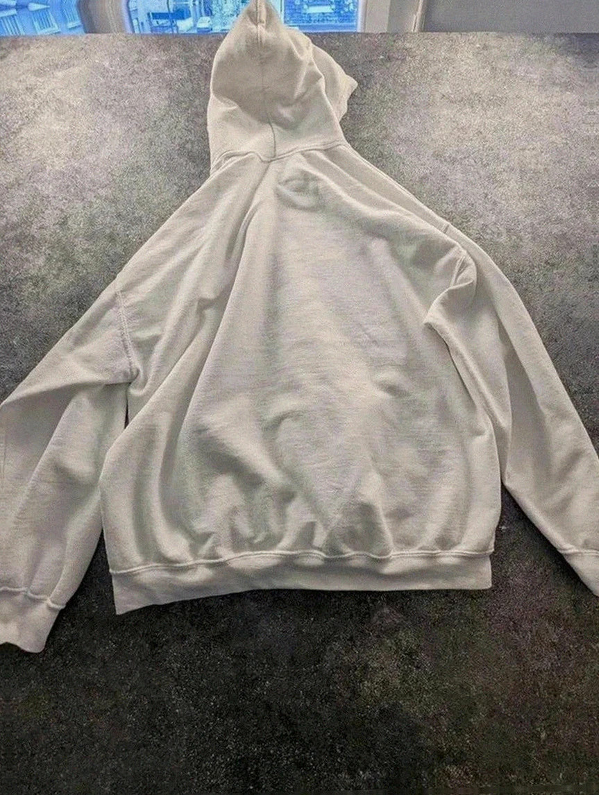 hoodie blanc graphic print streetwear hardrock métal gildan heavy blend taille xl – Gildan – taille XL / 42 / 14 2