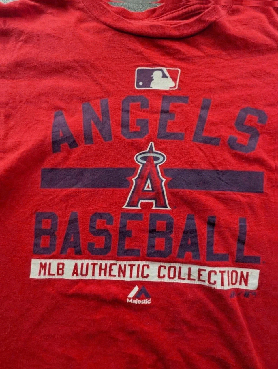 T shirt Majestic Los Angeles Angels Mlb rouge Authentic Collection vintage homme taille M baseball – Majestic – taille M 3