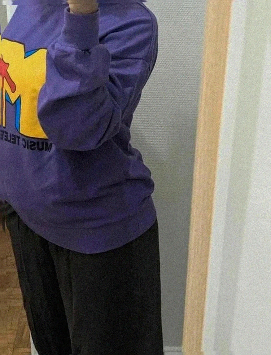💜 magnifique Sweat Mtv x Bershka – Taille S (femme) – Bershka – taille S / 36 / 8 4
