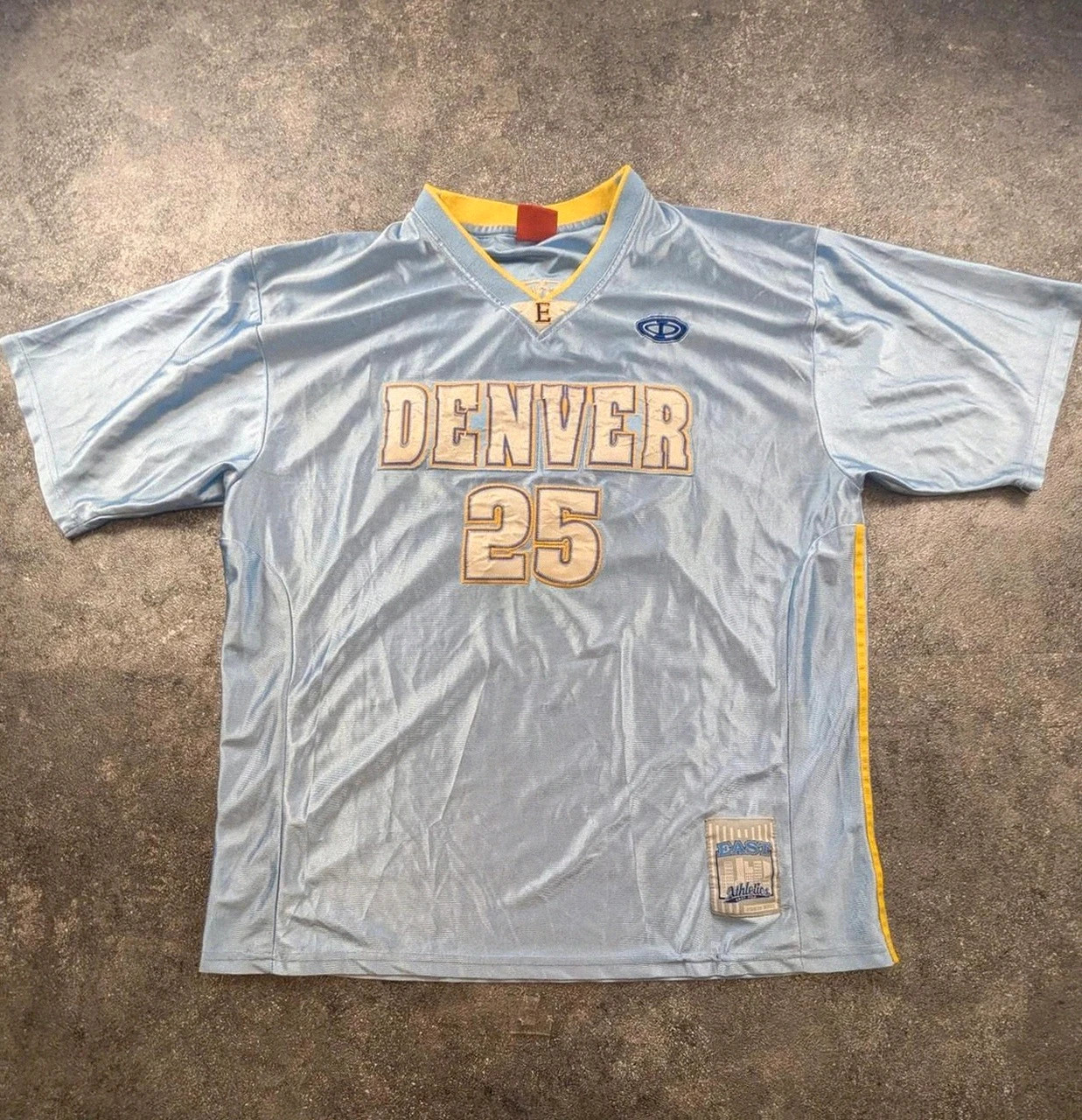 Maillot Denver Nuggets vintage Y2K basketball ncaa Xxl oversize bleu ciel – NCAA – taille XXL 2
