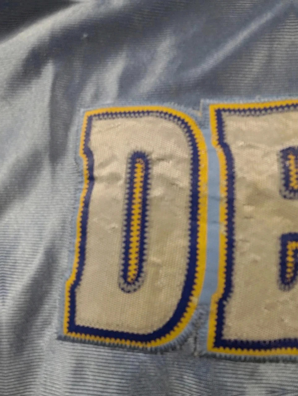 Maillot Denver Nuggets vintage Y2K basketball ncaa Xxl oversize bleu ciel – NCAA – taille XXL 5