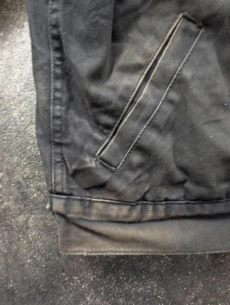 Veste workwear Primark XL L noire doublée sherpa – Trucker Jacket patinée – WORKWEAR – taille XL 4