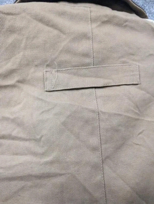 Veste Workwear Beige XL Field Jacket Utility Canvas Col Cuir Marron 100% Coton – WORKWEAR – taille XL 5