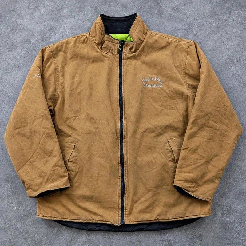 Veste Workwear Réversible XL XXL Canvas 3M Scotchlite Haute Visibilité Matelassée