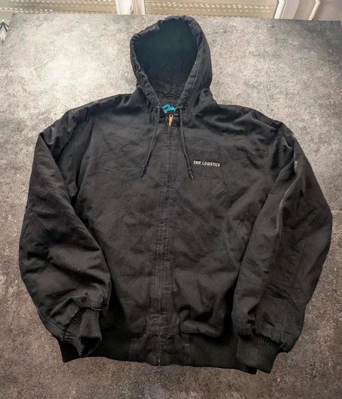 Veste workwear tri-Mountain 2XL noire – Hooded Active Jacket – toile coton doublée YKK – WORKWEAR – taille XXL 2