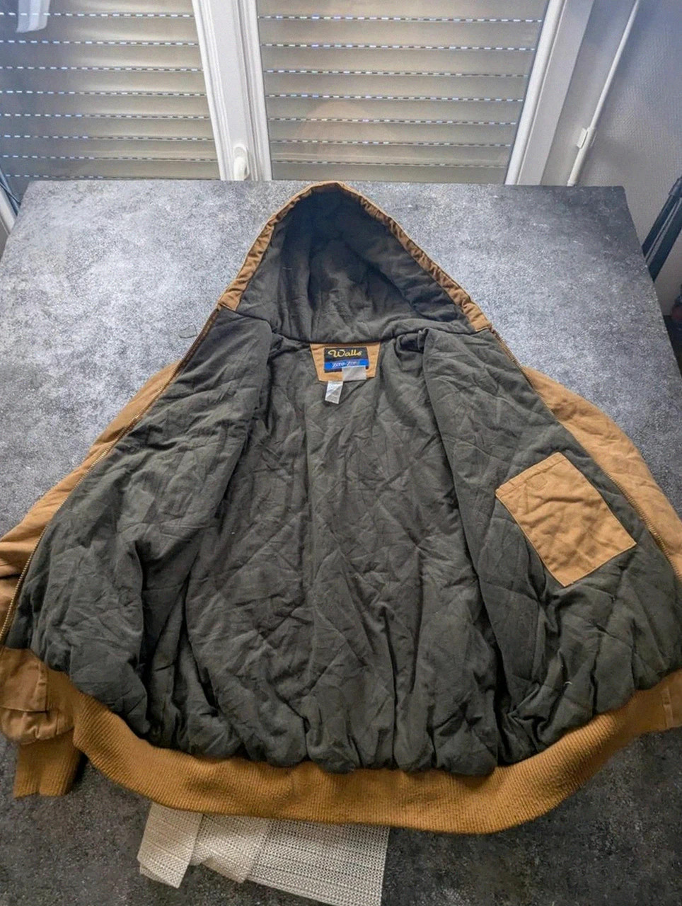 Walls Zero-Zone XXL veste Workwear Canvas Active Jacket Capuche Camel Vintage – Walls – taille XXL 4