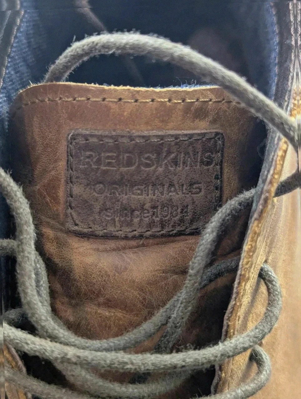 Chaussures Redskins cuir marron vintage boots homme T43 style workwear – Redskins – taille 43 5