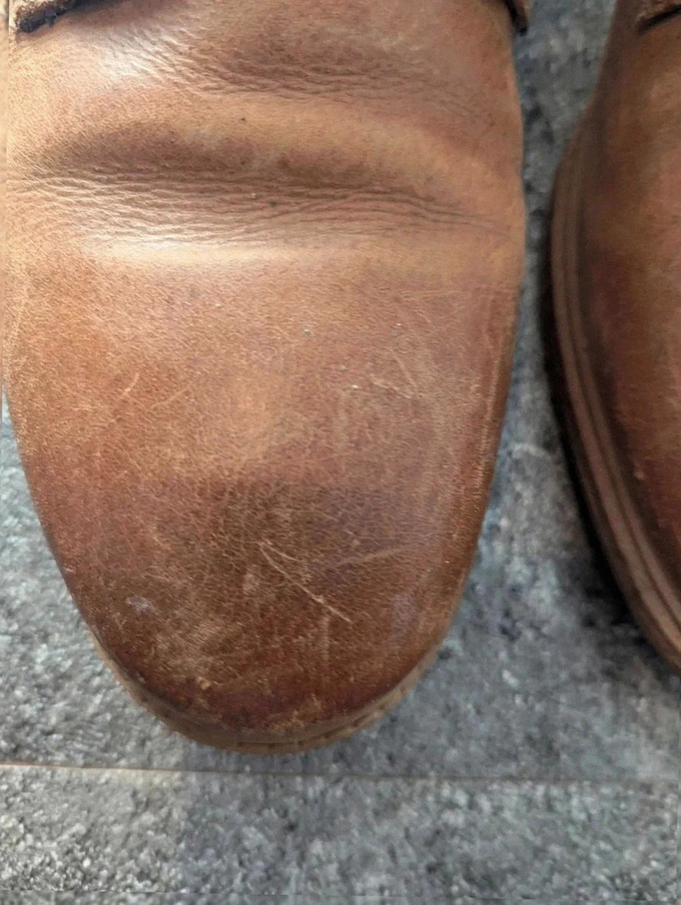 Chaussures Redskins cuir marron vintage boots homme T43 style workwear – Redskins – taille 43 4