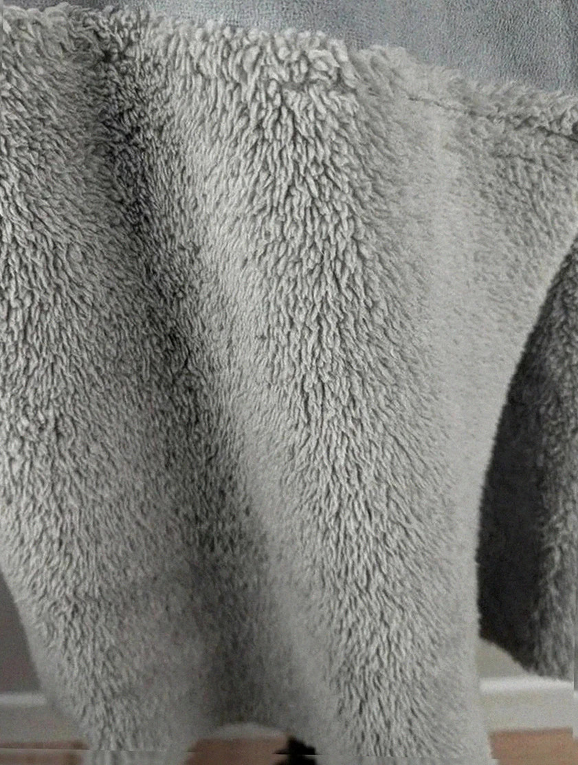 Manteau hivernal Laura di Sarpi très chaud doublé polaire gris pilou pilou – femme – Laura di Sarpi – taille L / 40 / 12 3