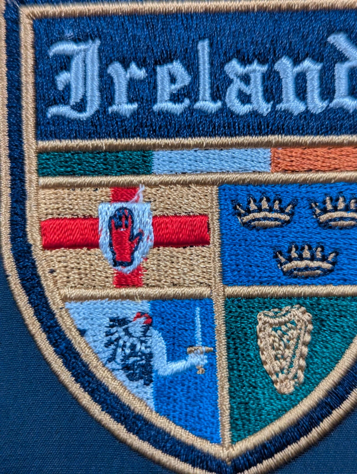 🇮🇪 Veste vintage Ireland Retro Irish Heritage Collection doublée polaire – Taille L – Vintage Dressing – taille L 4