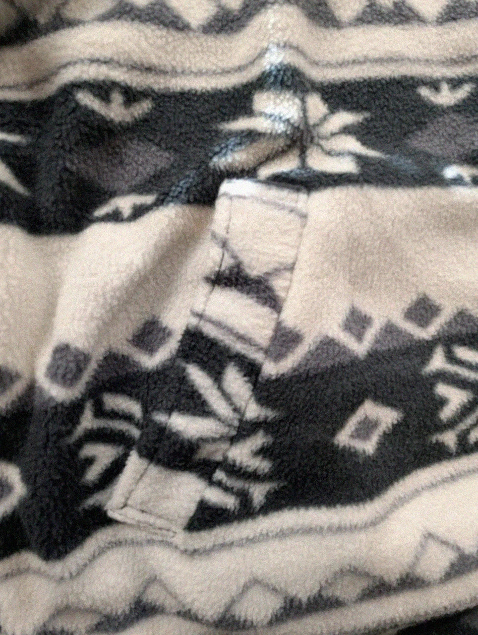 Polaire Franco Sport vintage motifs nordiques snowflake M oversize L Xl – Vintage Dressing – taille M 5