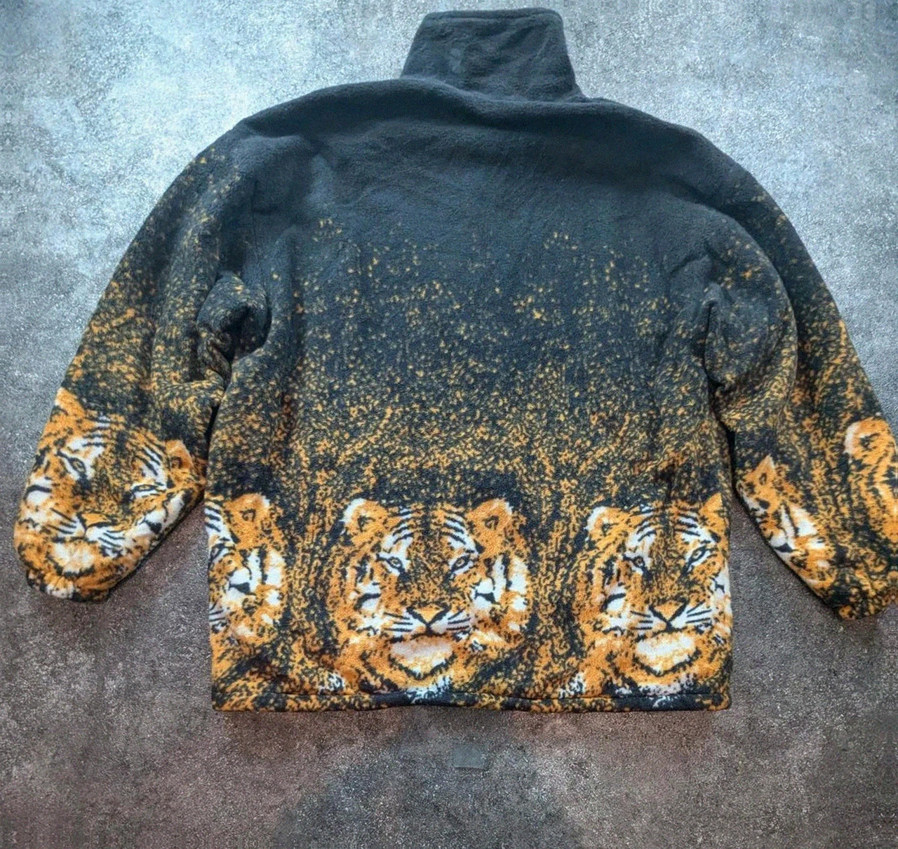 Polaire Vintage Tigre Xxl Épaisse Zippée Fleece Sherpa Animal Print 90s Y2K – Vintage Dressing – taille XXL 3