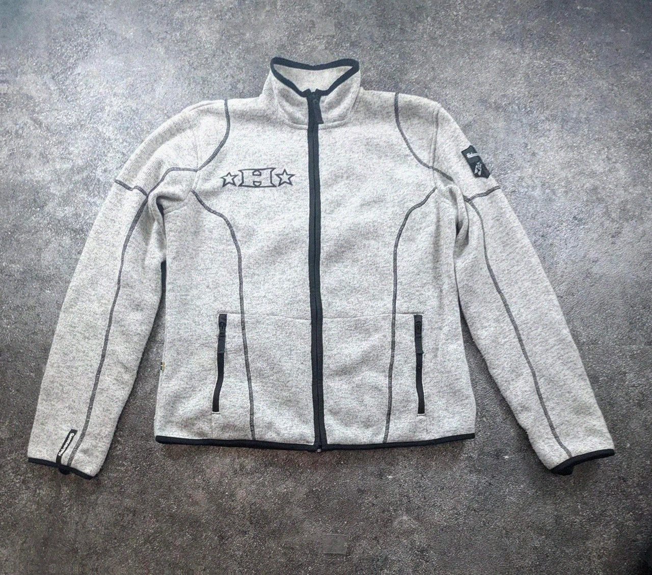 Polaire Halvarssons suédoise 1946 moto biker gris chiné Lady Xl mixte – Halvarssons – taille XL / 42 / 14 2