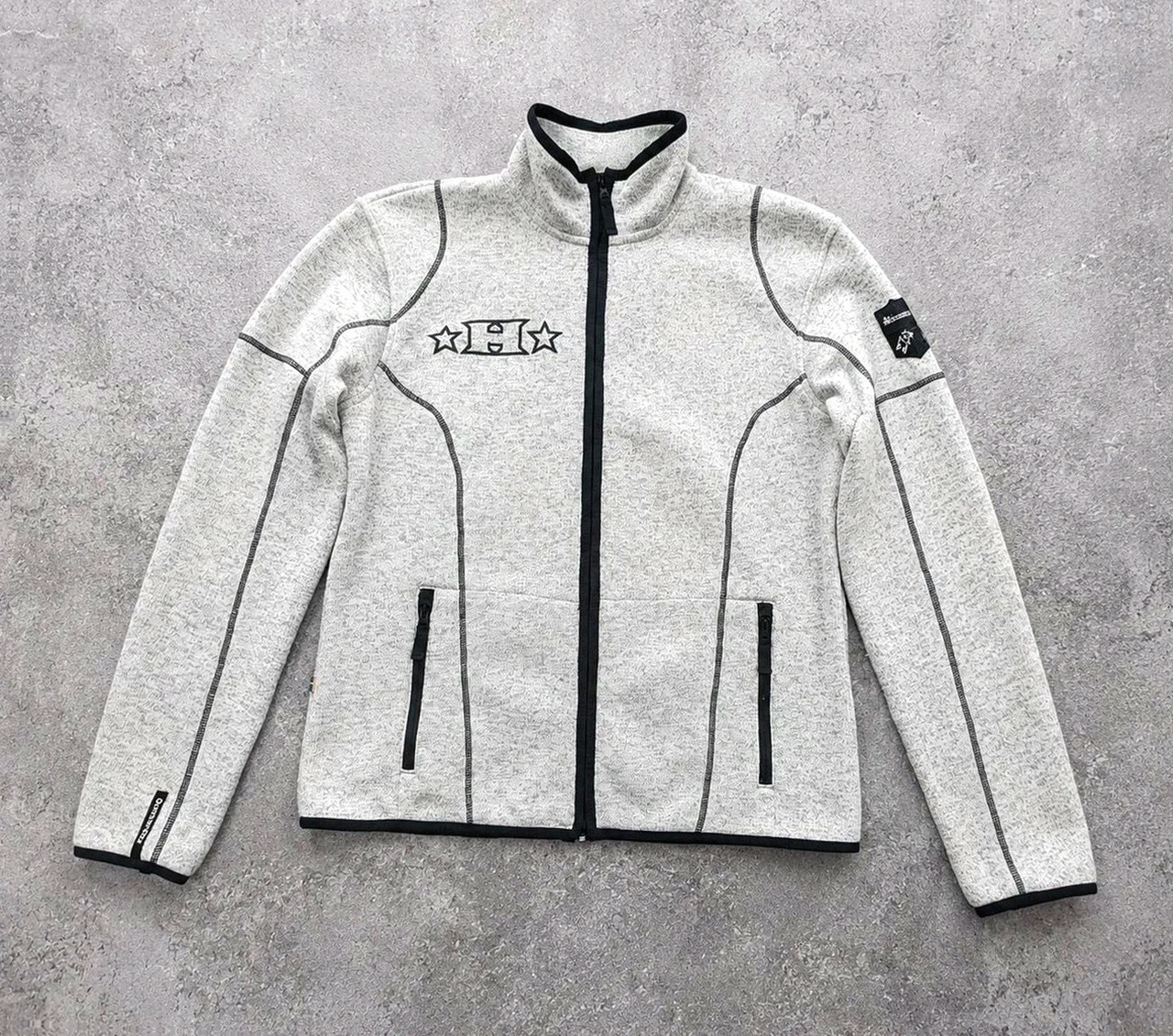 Polaire Halvarssons suédoise 1946 moto biker gris chiné Lady Xl mixte – Halvarssons – taille XL / 42 / 14