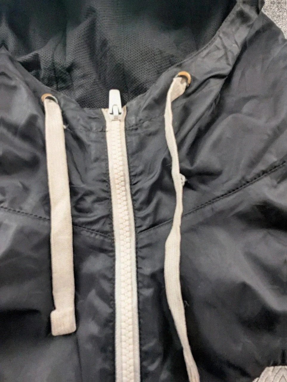 Nike veste coupe vent noire hooded windbreaker zip streetwear S – Nike – taille S 5