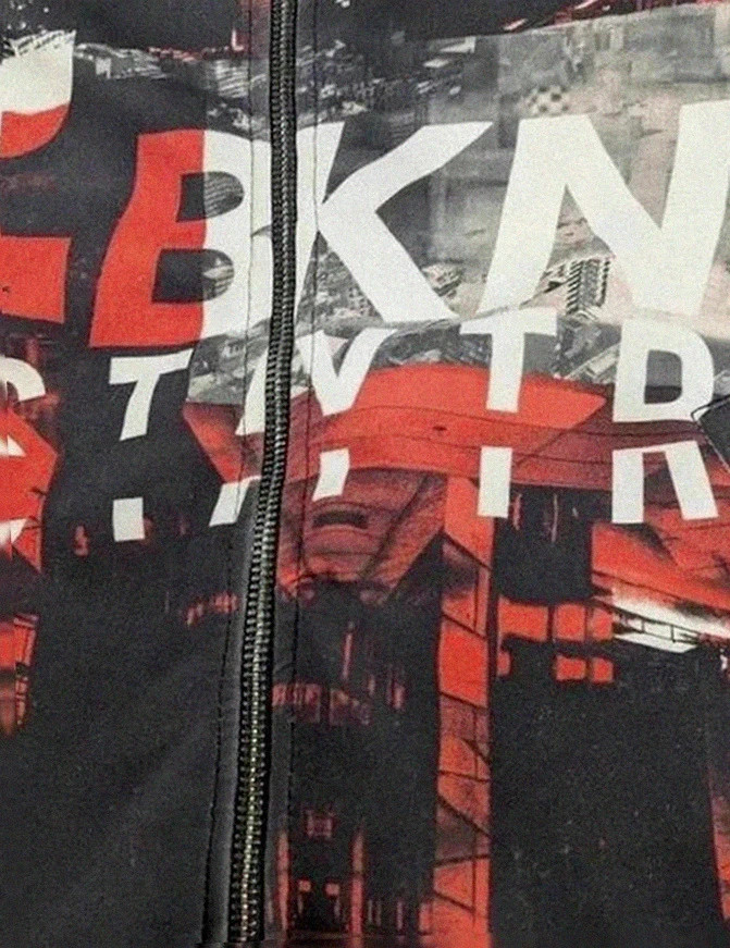 Veste hip-hop Brooklyn by Rocawear blanche Xs (convient M/L) : streetwear Y2K Urban Streetwear – Rocawear – taille M / 38 / 10 4