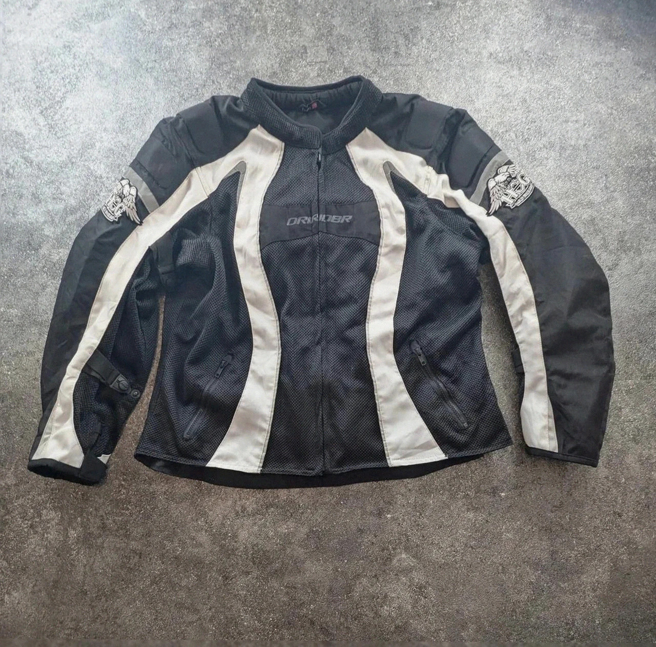 Veste moto dririder vintage waterproof touring biker noir bleu ladies 20 – dririder – taille Autre
