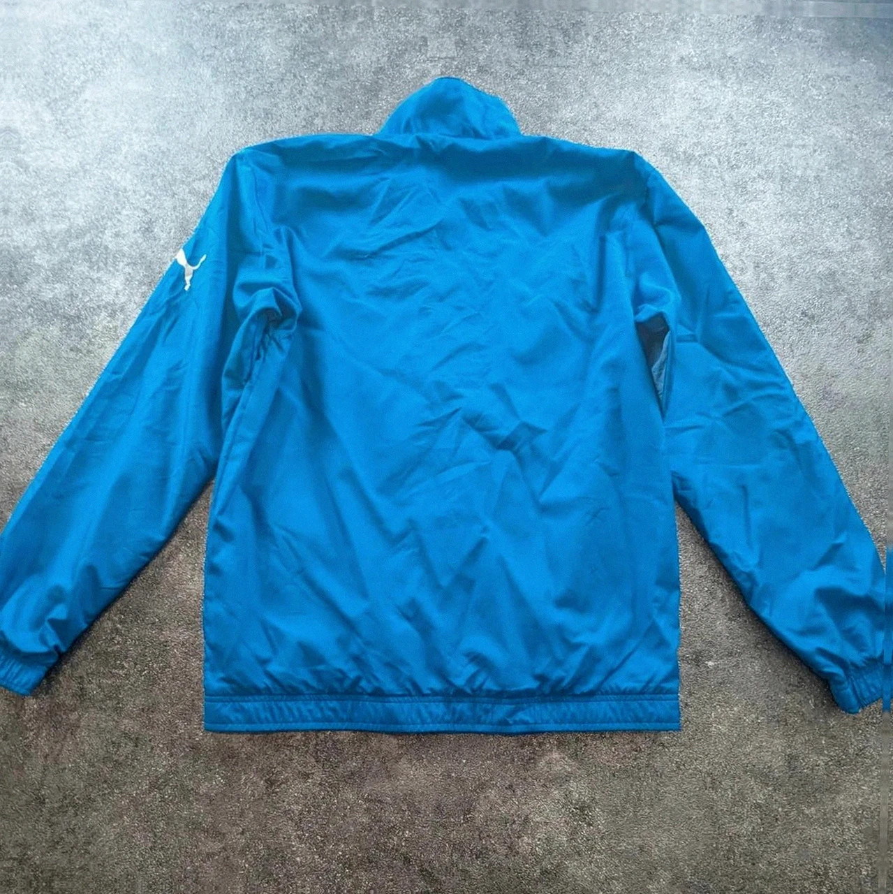 Veste Puma bleue vintage sport streetwear zip logo réfléchissant taille S – Puma – taille S 3