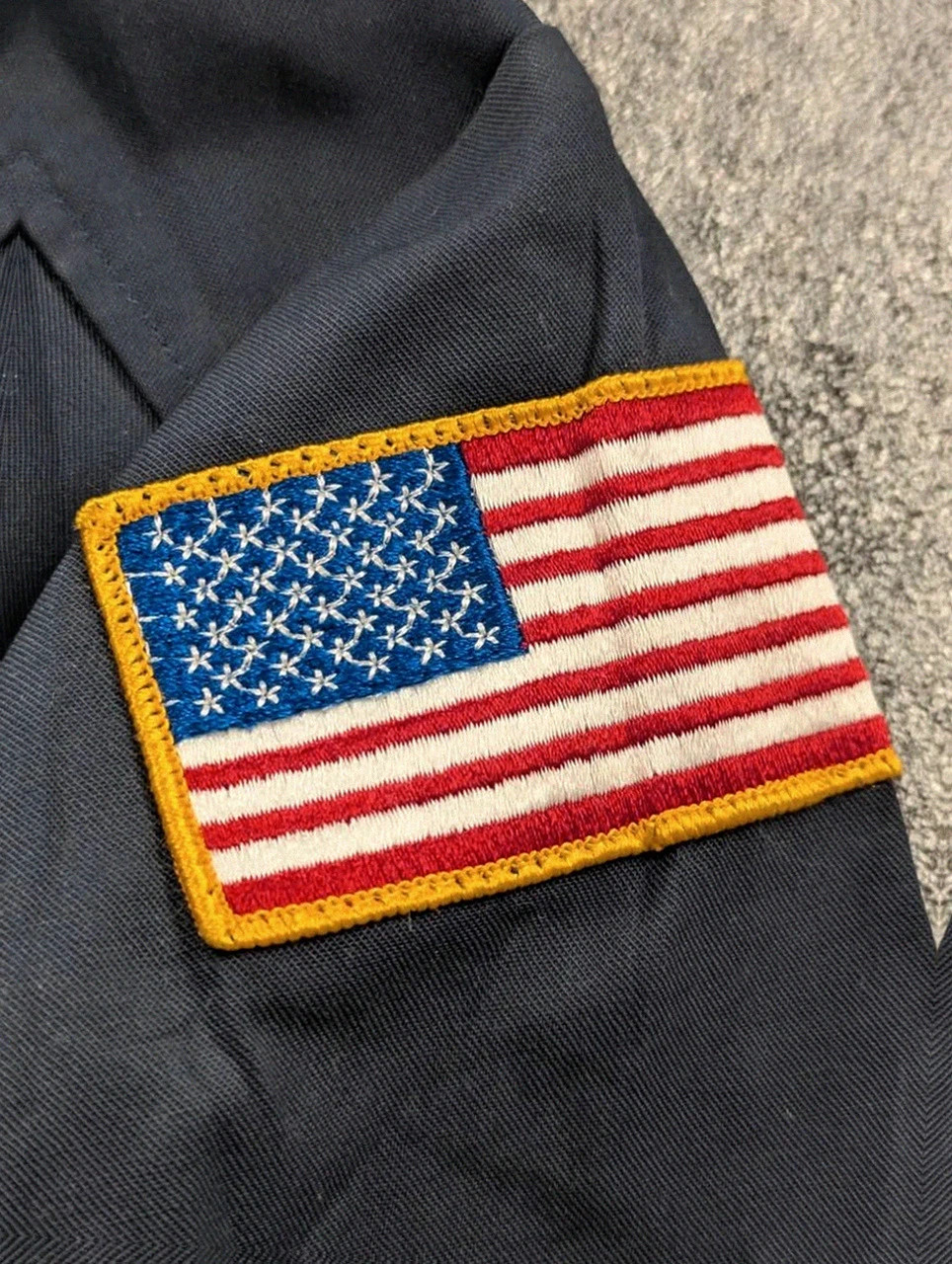Veste Riverside Workwear Flexbac 42 M Usa Vintage American Flag Patch Martin Brower Company – Riverside – taille M 3